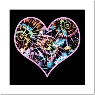 Tie-Dye Blast Love Posters and Art